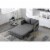 Sofas in Linen for Home or Office Use Perspective: right