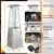 Hivvago 9500 BTU Portable Stainless Steel Tabletop Patio Heater with Glass Tube Perspective: right