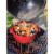 Emile Henry Round Ceramic 4.2 Quart Dutch Oven for Kitchen & Grill, Burgundy Perspective: right