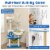 Hivvago Multi-level Cat Tower with Sisal Covered Scratching Posts-Blue Perspective: right