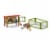 Schleich Rabbit Hutch Action Figures Perspective: right