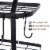Vdomus Silver 2-Tier Wall Shelf for Pots and Pans Storage Perspective: right