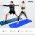 POWRX Yoga Mat Dark Blue 75 x31 x0.6  | Non-Slip Workout Mat for Women Men Home Fitness Perspective: right