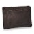DONBOLSO Vintage Black Laptop Sleeve London I 13.3 /14  Genuine Leather Notebook Briefcase Perspective: right