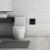 ATAYAL Recessed Toilet Paper Holder, Metal, Easy Installation, Matte Black Perspective: right