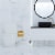 ATAYAL Recessed Toilet Paper Holder, Metal, Easy Installation, Satin Brass Perspective: right