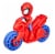 Hasbro Marvel Spidey and His Amazing Friends Spidey with Motorcycle Perspective: right