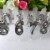 Silver 1 Number Candle Birthday Anniversary Party Cake Decorations Topper Perspective: right