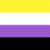 5 x 3ft Non-binary Pride Flag LGBT Perspective: right