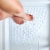 TranquilBeauty Curved White Shower Mat 54x54cm/21x21in | Non-Slip Perspective: right