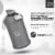THE GYM KEG Nardo Grey 74oz | Half Gallon | Water Bottle | Carry Handle | Sport & Reusable Perspective: right