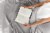 CGK Unlimited 4 Piece 100% Cotton 400 Thread Count Sheet Set - Full - Light Grey Perspective: right