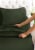 CGK Unlimited 4 Piece Deep Pocket Microfiber (Muted, Vibrant) Sheet Set - Twin - Emerald Perspective: right