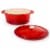 BergHOFF Neo Cast Iron Oval Casserole Dish - Red Perspective: right