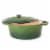 BergHOFF Cast Iron Oval Casserole Dish - Green Perspective: right