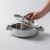 BergHOFF Stainless Steel 5-Ply Covered Deep Skillet Perspective: right