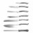BergHOFF Stainless Steel Knife Set Perspective: right