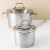 BergHOFF Essentials Manhattan Stainless Steel Covered Casserole Perspective: right