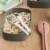 BergHOFF Leo Dual Bento Box Set with Strap - Gray/Mint Perspective: right
