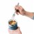 BergHOFF Leo Food Container - Blue Perspective: right