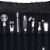 BergHOFF Essentials Stainless Steel Garnishing Tool Set & Case - Black/Silver Perspective: right
