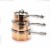 BergHOFF Tri-Ply Cookware Set - Hammered Copper Perspective: right