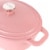 BergHOFF Neo Cast Iron Round Stockpot Dish - Pink Perspective: right