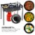 Goplus Portable Propane 225,000-BTU 3 Burner Gas Cooker Outdoor Camp Stove BBQ Perspective: right