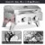 2 Burner Portable BBQ Table Top Propane Gas Grill Stainless Steel Perspective: right