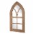 Glitzhome 40.16 Inch Hanging Wall Art Mirror Rustic Wooden Framed Wall Decor Perspective: right