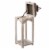 Glitzhome Modern Farmhouse Wooden Lantern - Natural Perspective: right