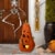 Glitzhome 24 Inch Tall Halloween Metal Jack-O-Lantern with LED Pillar Perspective: right