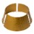 Glitzhome 26 Inch Diameter Gold Hammer-harden Metal Tree Collar Perspective: right