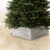 Glitzhome 26 Inch Length Washed White Wooden Tree Collar Perspective: right