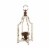 Glitzhome Farmhouse Metal Lanterns - White Perspective: right