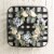 Glitzhome Vintage Square Bamboo Tobacco Basket Decoration - Black Perspective: right