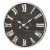 Glitzhome 27.56 Inch Oversized Large Numerals Farmhouse Galvanized Wall Clock Perspective: right