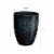 Glitzhome Oversized Faux Ceramic Tall Bowl Plastic Pot Planter - Black Perspective: right