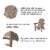 Glitzhome Adirondack Chair - Tan Perspective: right