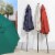 Glitzhome Aluminium Self Tilt Patio Umbrella - Navy Blue Perspective: right