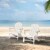 Glitzhome All-Weather Adirondack Chair - White Perspective: right