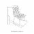 Glitzhome Contoured Natural Bamboo Rocking Chair Perspective: right