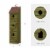 Glitzhome Window-Blinds Distressed Solid Wood Birdhouse - Green Perspective: right