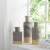 Glitzhome Set of Three Farmhouse Metal Vases Perspective: right
