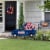 Glitzhome Americana Metal Truck Yard Stake/Wall Sign Perspective: right
