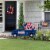 Glitzhome Americana Metal Truck Yard Stake/Wall Sign Perspective: right