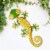 Glitzhome Metal Lemon Gecko Wall Decoration - Multi Perspective: right