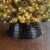 Glitzhome 26 Inch Diameter Black Metal Weave Tree Collar Perspective: right