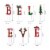 Glitzhome Believe Yard Stakes Perspective: right
