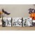 Glitzhome 19.25 Inch Length Halloween Wooden Hinged Table Sign Perspective: right